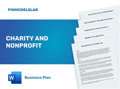 charity business plan